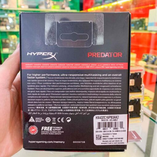 ram 4 kingston hyperx predator rgb 8gb3200mhz.4