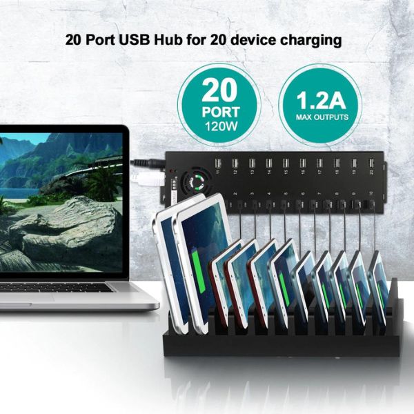 Sử dụng USB Hub cho phép thiết lập kết nối cho nhiều thiết bị trên cùng một bộ trung tâm. 