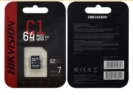 Thẻ Nhớ Hikvision 64GB microSDHC Class 10 and UHS-I / HS-TF - C1/64G