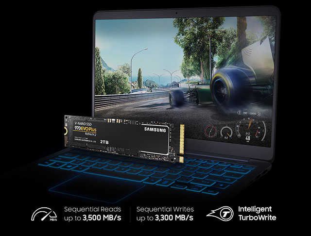 SSD Samsung 970 EVO Plus PCIe NVMe V-NAND M.2 2280 2TB MZ-V7S2T0BW