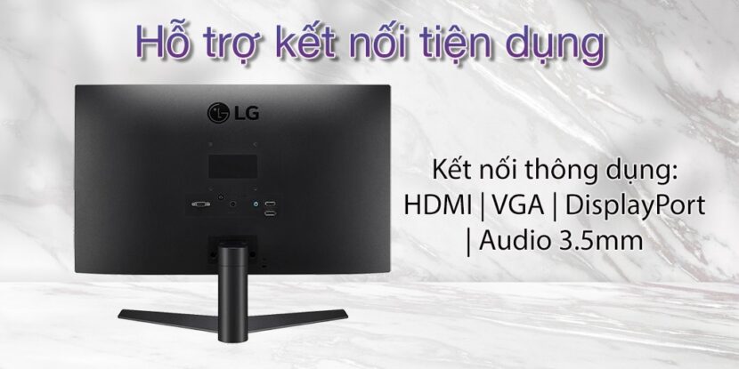 Màn Hình LG 27MP60G-B (27inch/FHD/IPS/75Hz/5ms/250nits/HDMI+DP+Dsub+Audio/Freesync)